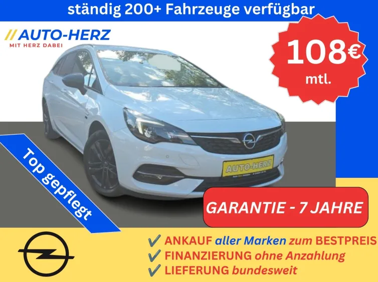 Astra K Sports Tourer *NAVI+DAB+PDC+LED+TEMPOM.*, Weiß, 2020, Foto 1 von 29