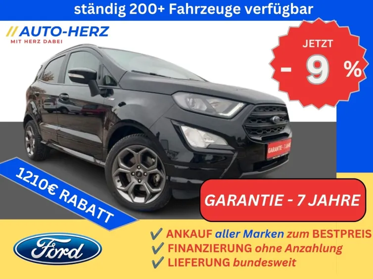 EcoSport ST-Line X Alcantara+LED+Sitz&amp;Lenkhz+PDC