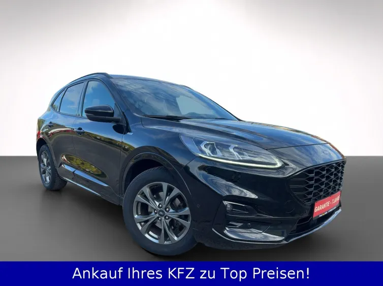 Kuga ST-Line Sitz&Lenkhz+LED+Klimaaut+HEADUP, Schwarz, 2022, Foto 2 von 34