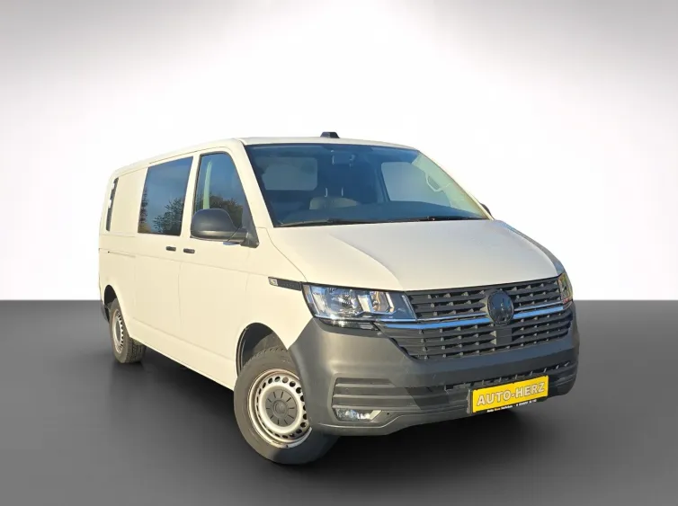 T6 Transporter lang Automatik*NAVI+KLIMA+TEMPO*, Weiß, 2021, Foto 1 von 25