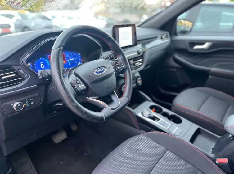 Kuga ST-Line Sitz&Lenkhz+LED+Klimaaut+HEADUP, Schwarz, 2022, Foto 14 von 34