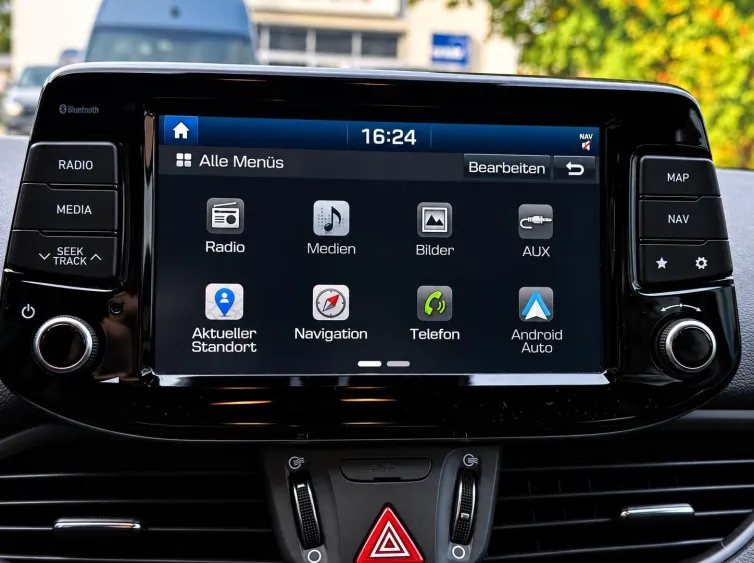 i30 Kombi Trend AUTOMATIK+Sitz&Lenkhz+LED+Navi, Schwarz, 2019, Foto 16 von 28