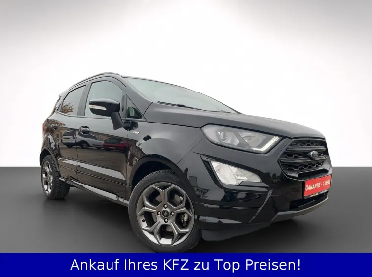 EcoSport ST-Line X Alcantara+LED+Sitz&Lenkhz+PDC, Schwarz, 2022, Foto 2 von 32